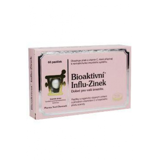 Bioaktívny Influ-Zinok proti chrípke 60tbl Bioaktívny Influ-Zinok proti chrípke 60tbl