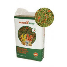 Seno lúčne s mrkvou RabbitWeed 1kg/40l