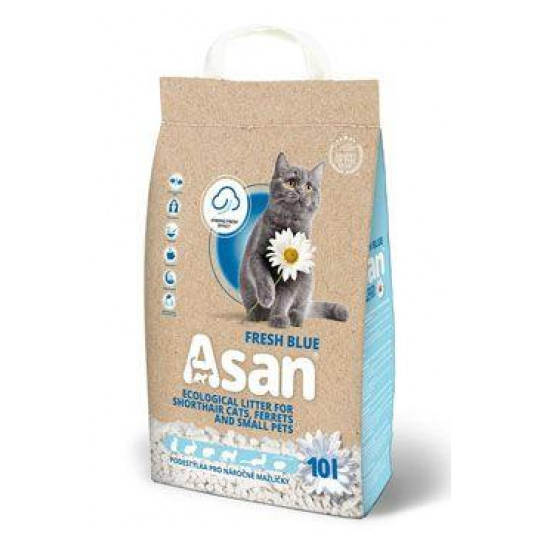 Podstielka ASAN Cat Fresh blue 10l