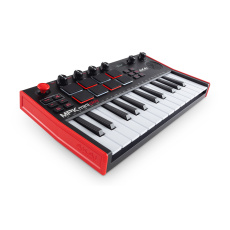 AKAI MPK Mini Play MK3 Ovládací klávesnice Kontrolér MIDI USB Černá, červená