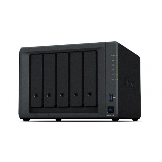 Synology DiskStation DS1522+ úložný server NAS Tower Připojení na síť Ethernet Černá R1600