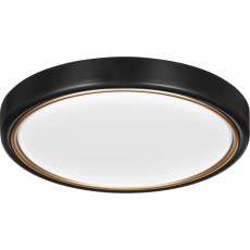 Activejet LED plafond VERDI Black/Gold 23W