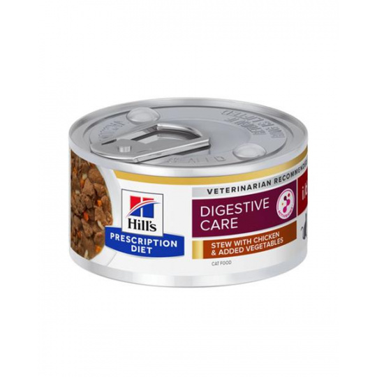 HILLS Diet Feline Stew i/d AB+ s Kuracím mäsom a Zeleninou konzerva NEW 82 g