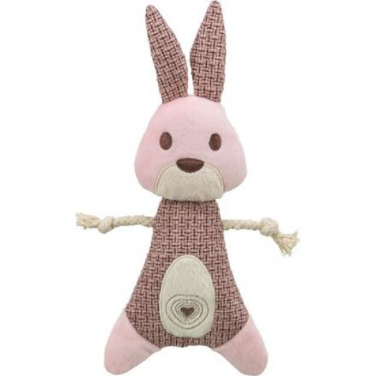 Rabbit - králik, 24 cm, hračka bez zvuku, látka/plyš, ružová