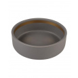 Miska DUVO+ glazovaná keramická, kamenná sivá 350ml - 12,7x12,7x4,5cm
