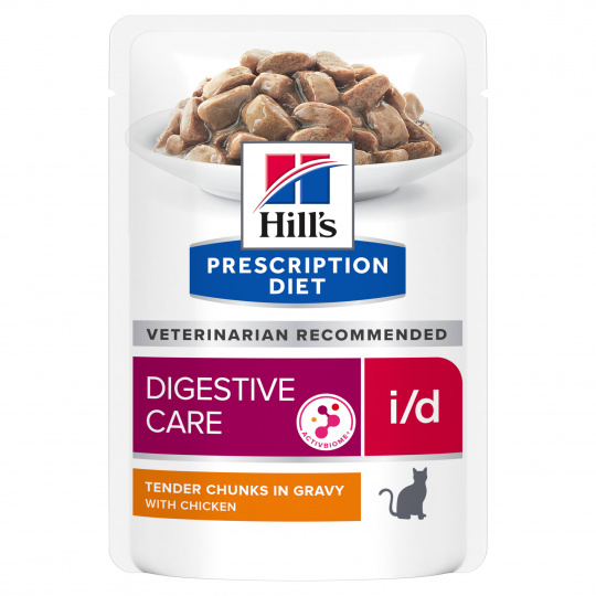 HILL"S Prescription Diet Digestive Care i/d Feline z kurczakiem s kuřecím masem - mokré krmivo pro kočky - 85g