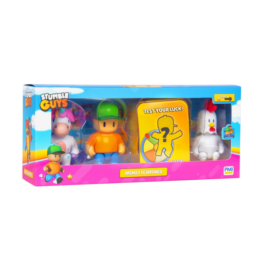 STUMBLE GUYS - MINI FIGURKI- ZESTAW 4 FIGUREK VER.B