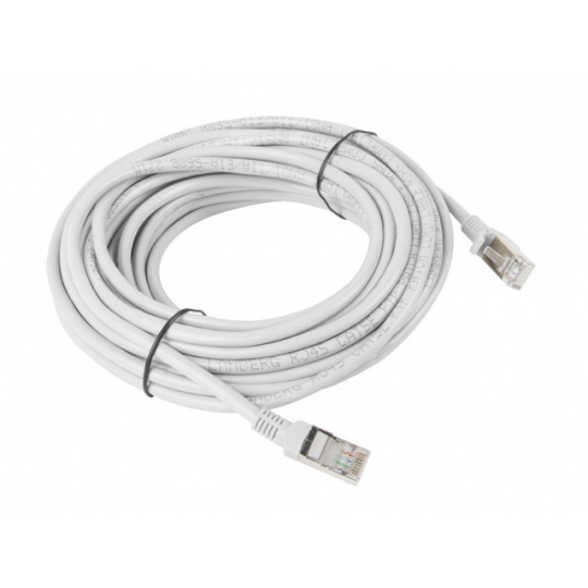 Lanberg PCF5-10CC-1000-S síťový kabel Šedá 10 m Cat5e F/UTP (FTP)