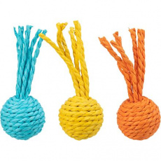 Chrastiaca loptička, papierové lano, ø 4 × 11 cm