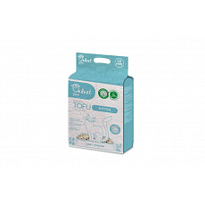 Podstielka pre mačiatka Velvet Paw Tofu s detským púdrom 6 l