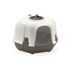 WC mačka Mega Corner 52x59,5x44,5cm hnedá/biela WC mačka Mega Corner 52x59,5x44,5cm hnedá/biela