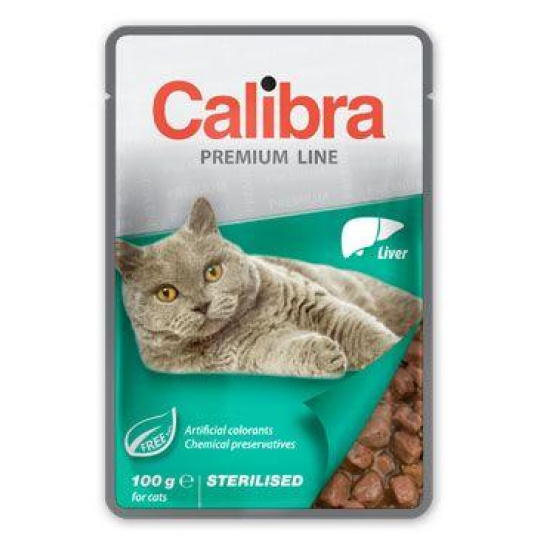 Calibra Cat kapsička Premium Sterilised Liver 100g Calibra Cat kapsička Premium Sterilised Liver 100g