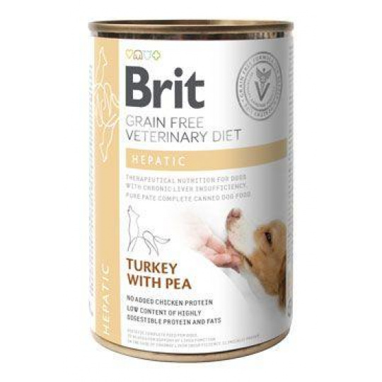 Brit VD Dog GF konz Hepatic 400g Brit VD Dog GF konz Hepatic 400g
