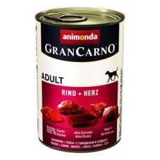 Animonda pes GRANCARNO konz. ADULT hovězí/srdce 400g