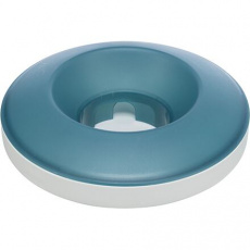 Rocking Bowl, houpací miska k pomalému krmení, 0,5 l/ø 23 cm, plastic, šedá/modrá