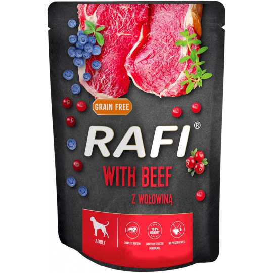 DOLINA NOTECI Rafi with beef - mokré krmivo pro psy - 300g