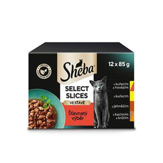Sheba kapsička Select Slices šťavnatý výber 12x85g Sheba kapsička Select Slices šťavnatý výber 12x85g
