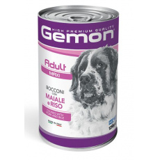 GEMON konzerva adult maxi pre psy bravčové a ryža 1250 g