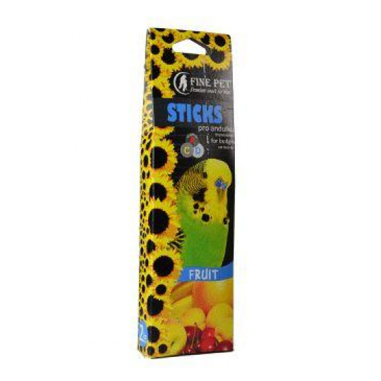 FINE PET Tyčinka Andulka Ovocie 2ks/110g