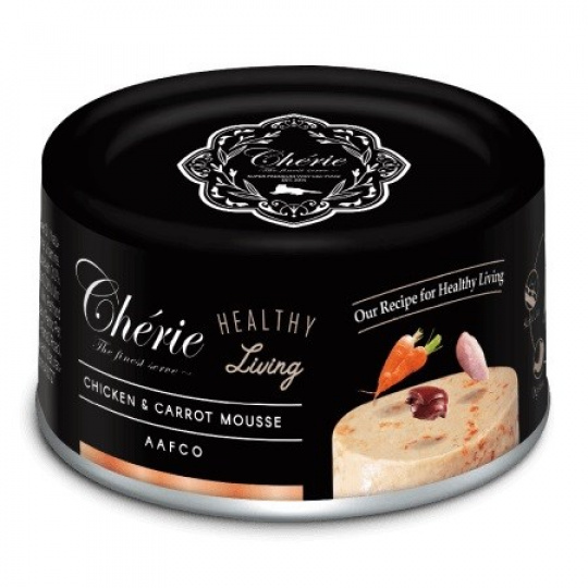 CHERIE Chicken and carrot mousse - mokré krmivo pro kočky - 80g