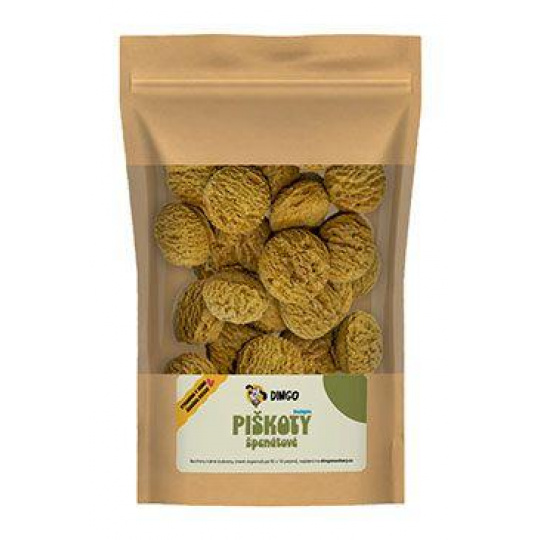 DINGO piškóty so špenátom bezlepkové 250g DINGO piškóty so špenátom bezlepkové 250g