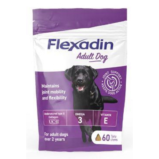 Flexadin Adult Dog žuvacie 60tbl