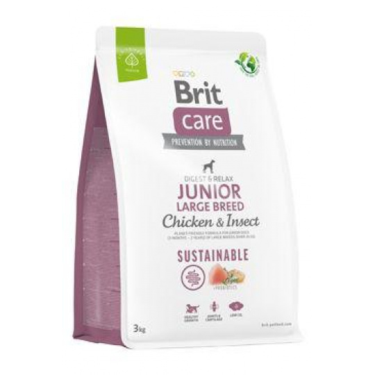 Brit Care Dog Sustainable Junior Large Breed 3kg Brit Care Dog Sustainable Junior Large Breed 3kg