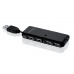 iBox IUHT008C rozbočovač rozhraní USB 2.0 480 Mbit/s Černá