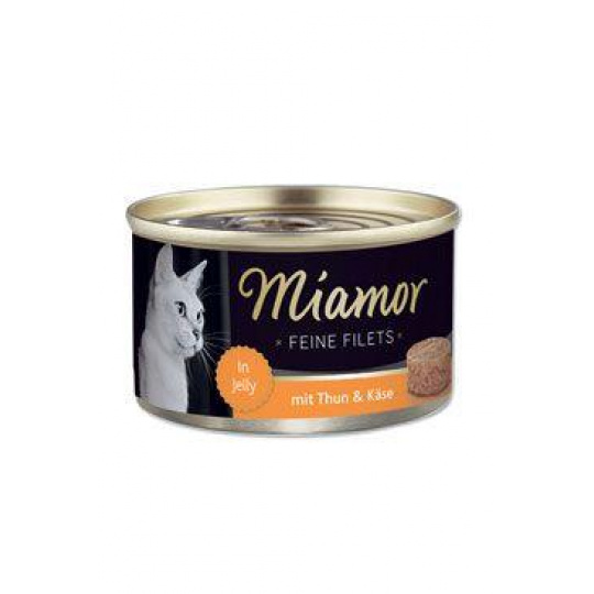Miamor Cat Filet konzerva tuniak+sýr v želé 100g Miamor Cat Filet konzerva tuniak+sýr v želé 100g