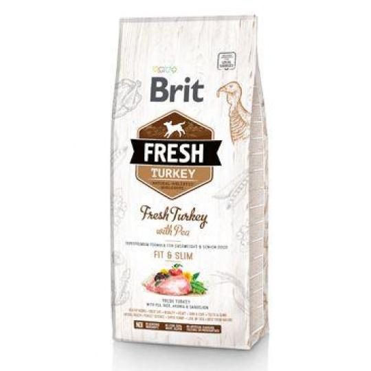 Brit Fresh Dog Turkey & Pea Light Fit & Slim 12kg Brit Fresh Dog Turkey & Pea Light Fit & Slim 12kg