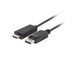 Lanberg CA-DPHD-11CC-0018-BK kabelová redukce DisplayPort HDMI Černá