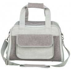 Transportná taška LIBBY, 25 x 27 x 42 cm, do 7 kg, sivá