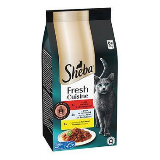 Sheba kapsička Fresh Cuisine - Taste of Paris 6x50g