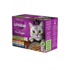 Whiskas kaps. Pure Delight mix v želé 12x85g Whiskas kaps. Pure Delight mix v želé 12x85g