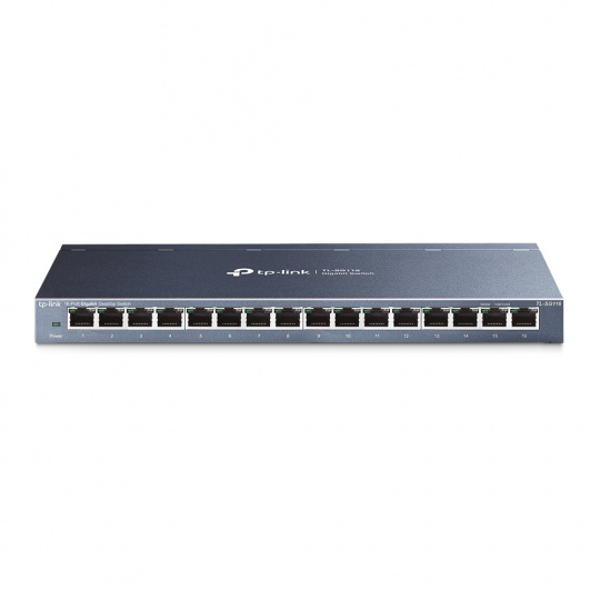 TP-Link TL-SG116 Nespravované Gigabit Ethernet (10/100/1000) Černá