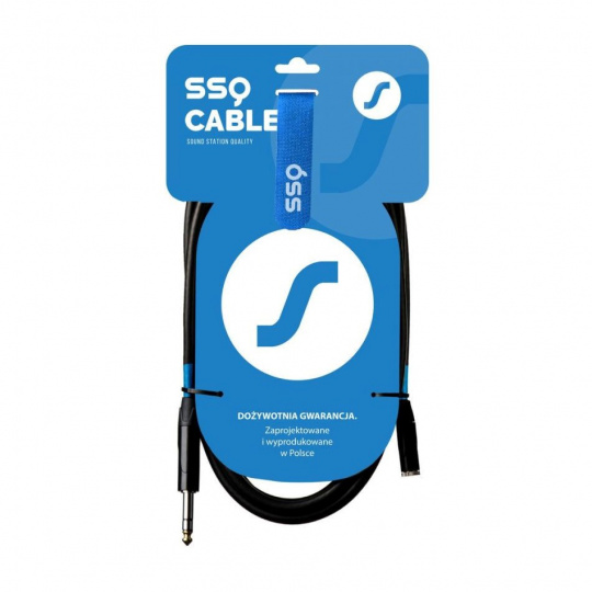 SSQ JSG5 - Kabel Jack Stereo 3,5 mm - Jack stereo 6,3 mm, 5 m