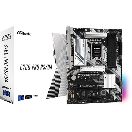 Asrock B760 Pro RS/D4 Intel B760 LGA 1700 ATX