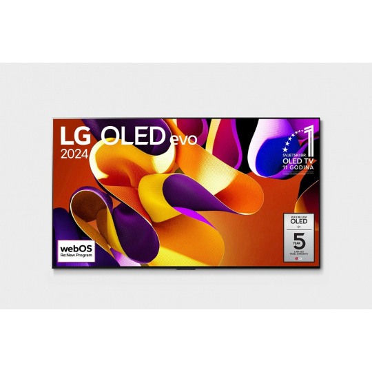 LG OLED OLED55G42LW televizor 139,7 cm (55") 4K Ultra HD Smart TV Wi-Fi Šedá