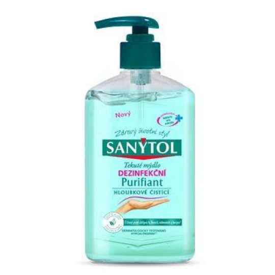 SANYTOL mydlo dezinfekčné Purifiant 500ml SANYTOL mydlo dezinfekčné Purifiant 500ml