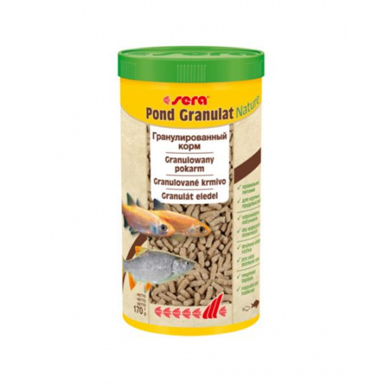 Sera Pond Granulat Nature krmivo pre jazierkové ryby 3800 ml Sera Pond Granulat Nature krmivo pre jazierkové ryby 3800 ml