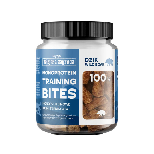 WIEJSKA ZAGRODA Monoprotein training bites Wild boar - pamlsek pro psa - 150g