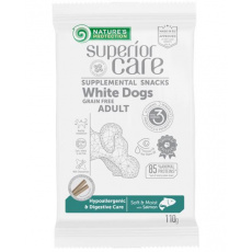 Pamlsok Natures P Superior Care white dog Hypoallergenic &  Digestive Care Grain free Salmon 110 g