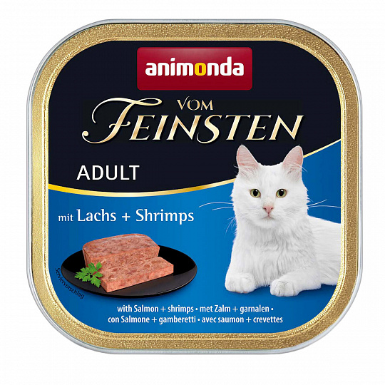 ANIMONDA paštéta ADULT - losos, kreveta pre mačky 100g