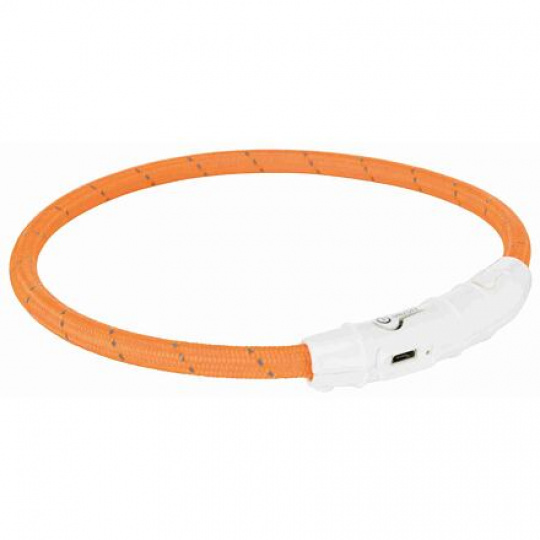 Svietiaci krúžok USB na krk, oranžový (RP 2,10 €) Svietiaci krúžok USB na krk, oranžový (RP 2,10 €)