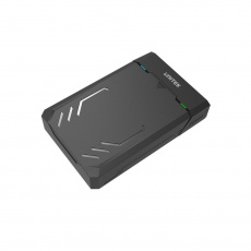 UNITEK Y-3035 rámeček na disk HDD/SSD rámeček Černá 2.5/3.5"