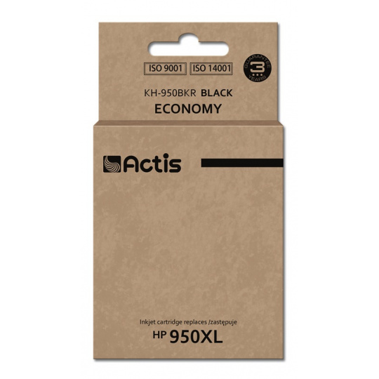 Actis KH-950BKR Inkoust (náhradní inkoust HP 950XL CN045AE; standardní; 80 ml; černý)