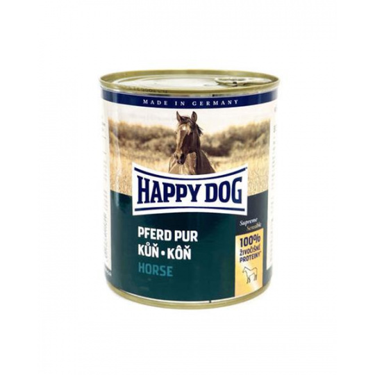 Happy Dog PREMIUM - Fleisch Pur - konské mäso konzerva 800 g Happy Dog PREMIUM - Fleisch Pur - konské mäso konzerva 800 g