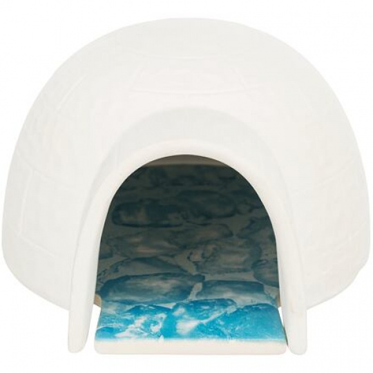 Igloo s chladiacou keramickou doskou, 13 x 9 x 15 cm, biela Igloo s chladiacou keramickou doskou, 13 x 9 x 15 cm, biela