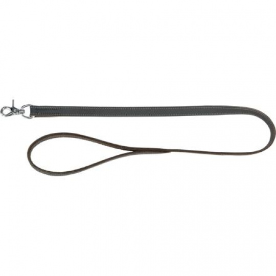 Vodítko RUSTIC kožené, sivá