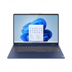 Lenovo IdeaPad Flex 5 16IRU8 Intel® Core™ i7 i7-1355U Hybridní (2v1) 40,6 cm (16") Dotyková obrazovka WUXGA 16 GB LPDDR4x-SDRAM 512 GB SSD Wi-Fi 6 (802.11ax) Windows 11 Home Modrá Nový / Repack